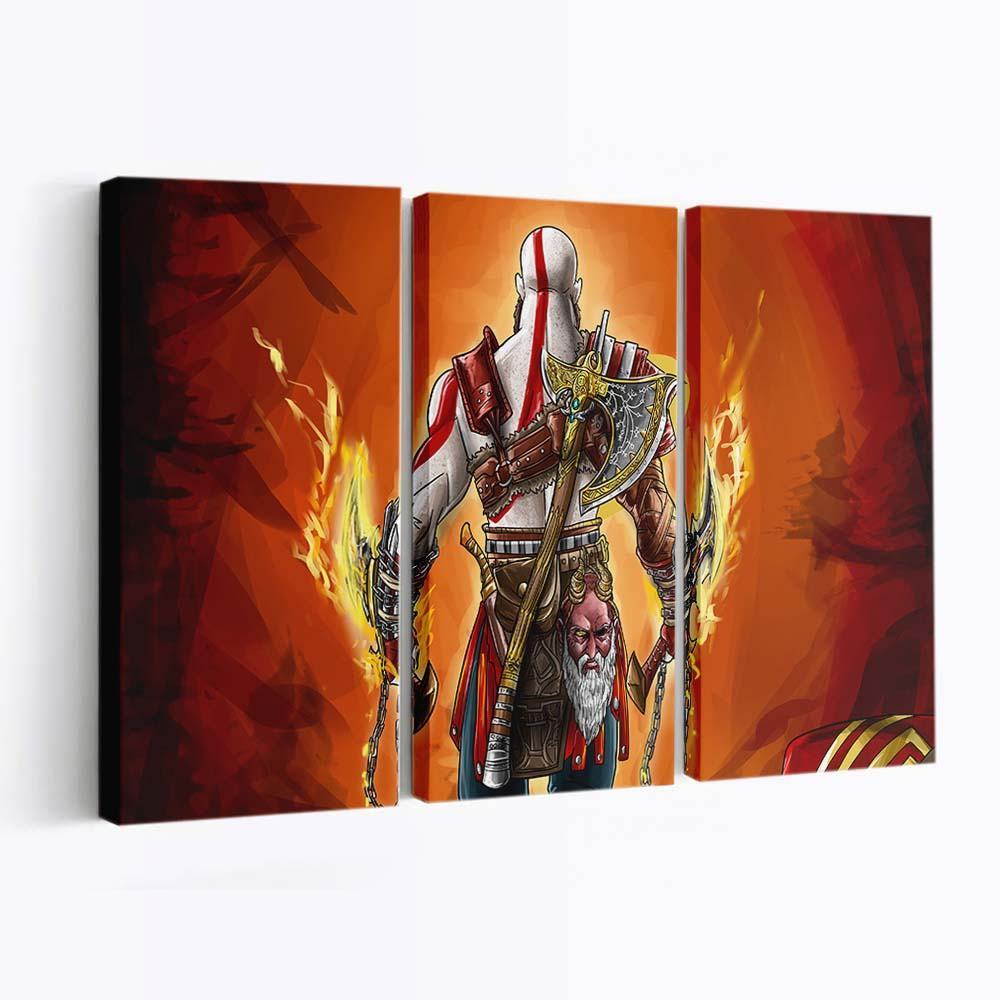 god of war 4 digital art 4k du